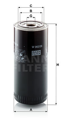 Filtru ulei (W96228 MANN-FILTER)