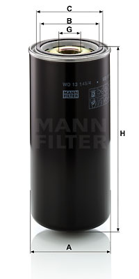 Filtru ulei (WD131454 MANN-FILTER)