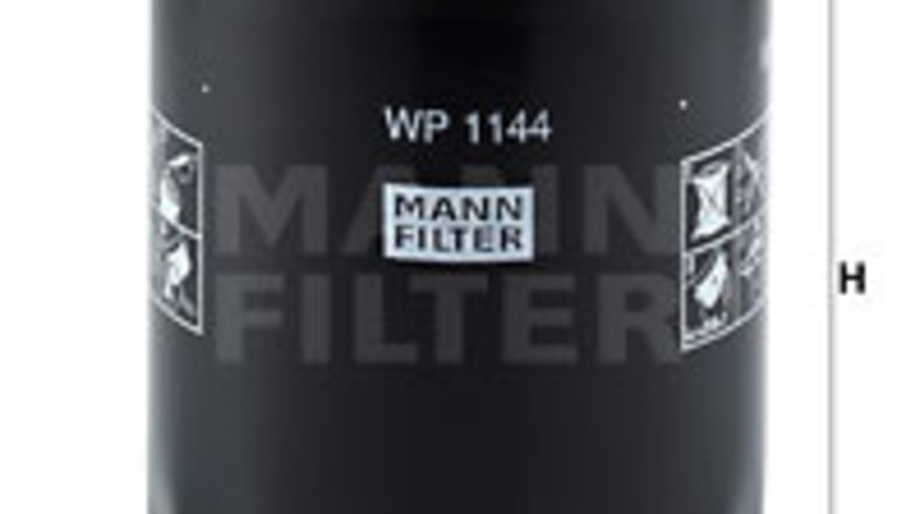 Filtru ulei (WP1144 MANN-FILTER) ALFA ROMEO,Citroen,FIAT,IVECO,LANCIA,MULTICAR,OPEL,OPTARE,PEUGEOT,RENAULT,RENAULT TRUCKS,SANTANA,VAUXHALL