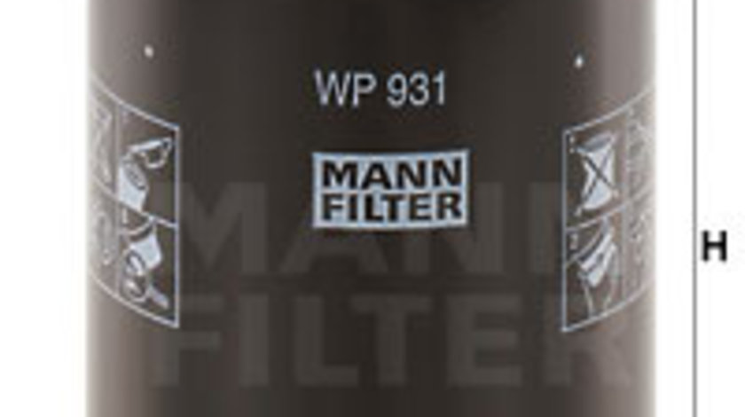 Filtru ulei (WP931 MANN-FILTER) FIAT,FSO