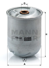 Filtru ulei (ZR902X MANN-FILTER) RENAULT TRUCKS