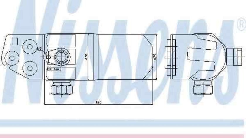 Filtru Uscator Aer Conditionat AUDI A2 (8Z0) NISSENS 95472