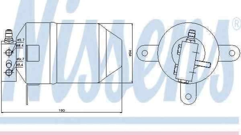 Filtru Uscator Aer Conditionat BMW 5 (E34) NISSENS 95006