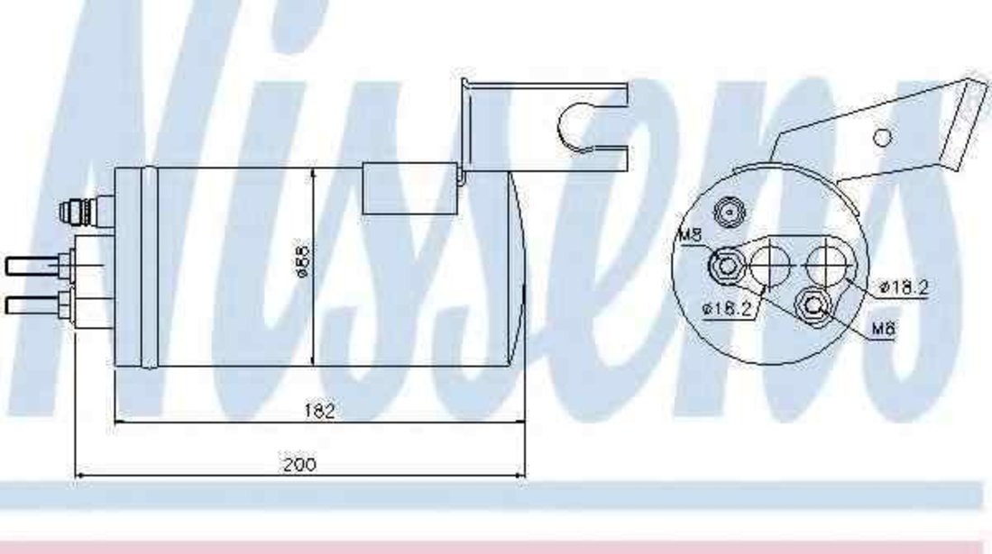 Filtru Uscator Aer Conditionat CHRYSLER PT CRUISER (PT_) NISSENS 95368