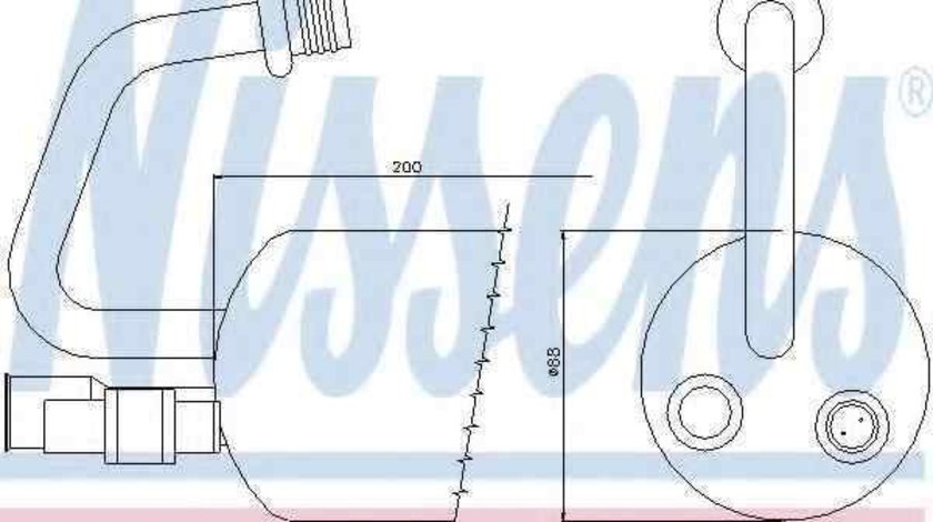 Filtru Uscator Aer Conditionat FORD COUGAR (EC_) NISSENS 95211