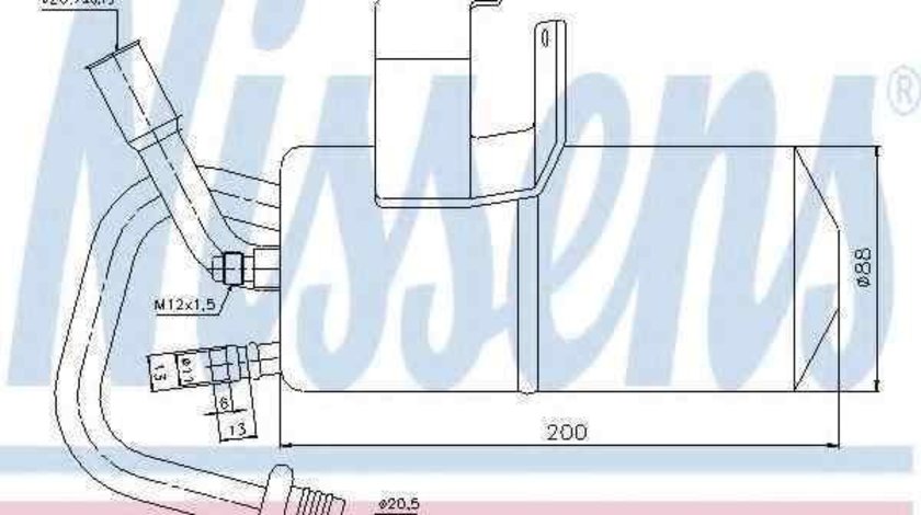 Filtru Uscator Aer Conditionat FORD FIESTA V (JH_, JD_) NISSENS 95317