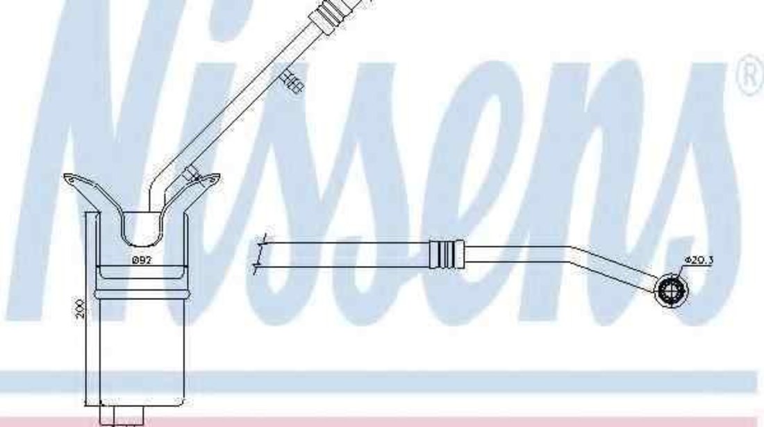 Filtru Uscator Aer Conditionat FORD MONDEO III limuzina (B4Y) NISSENS 95330