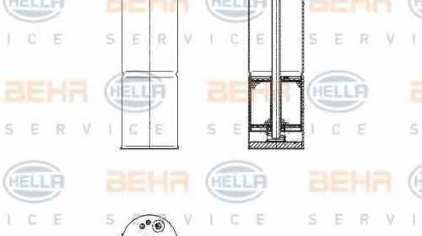 Filtru Uscator Aer Conditionat MERCEDES-BENZ VITO bus 638 HELLA 8FT 351 196-581