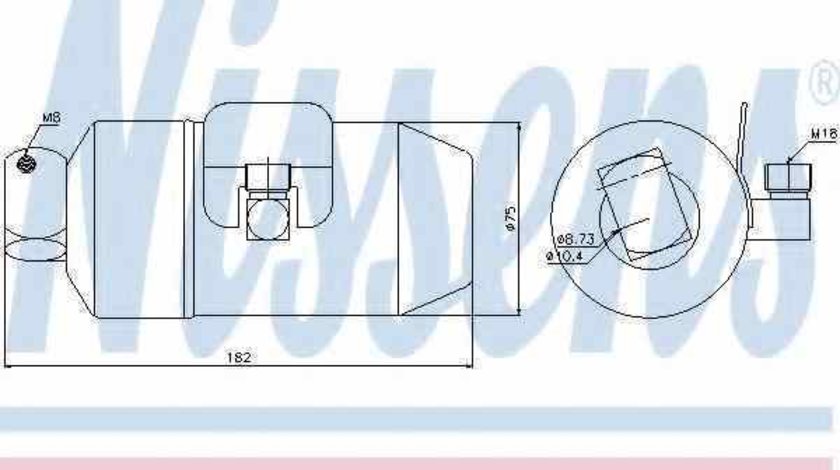 Filtru Uscator Aer Conditionat OPEL ASTRA F combi 51 52 NISSENS 95027