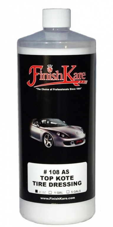 Finish Kare 108 Top Kote Dressing Anvelope &amp; Plastice 916ML FK-108-31