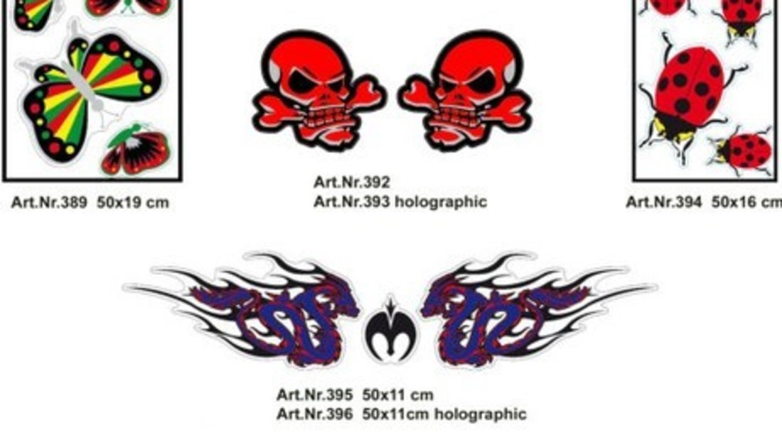 FIRMA IMPORTATOARE VINDEM STICKERE AUTO MOTO ORNAMENTE BENZI REFLECTORIZANTE LA CEL MAI BUN PRET!