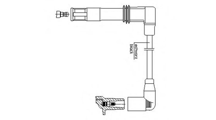 Fisa bujii AUDI A2 (8Z0) (2000 - 2005) BREMI 1A13/33 piesa NOUA