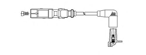Fisa bujii AUDI A4 (8D2, B5) (1994 - 2001) BREMI 162/66 piesa NOUA