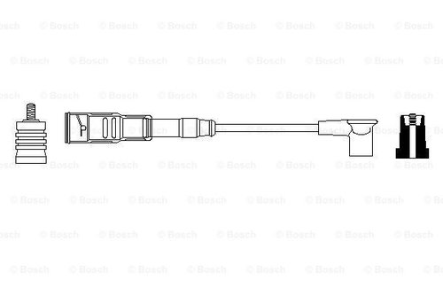 Fisa bujii la cilindrul 5 (0356912913 BOSCH) MERCEDES-BENZ