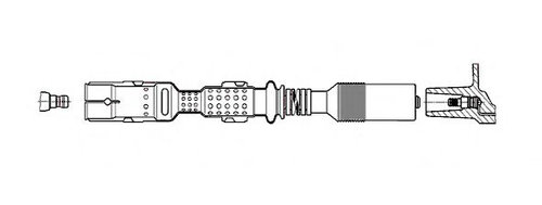 Fisa bujii MERCEDES E-CLASS Combi (S210) (1996 - 2003) BREMI 197E27 piesa NOUA