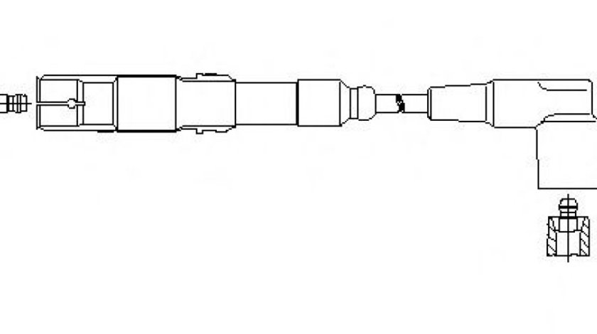 Fisa bujii MERCEDES E-CLASS (W124) (1993 - 1995) BREMI 150/80 piesa NOUA