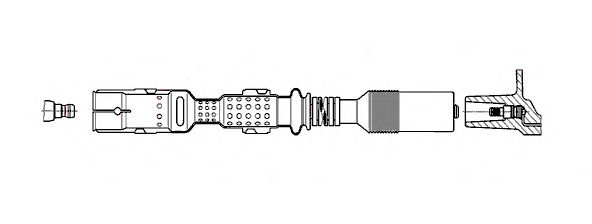 Fisa bujii MERCEDES E-CLASS (W210) (1995 - 2003) BREMI 197E27 piesa NOUA