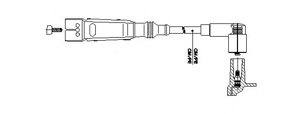 Fisa bujii SEAT CORDOBA (6K1, 6K2) (1993 - 1999) BREMI 111/50 piesa NOUA