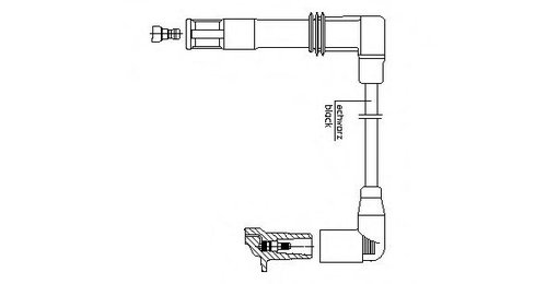 Fisa bujii SKODA FABIA I Combi (6Y5) (2000 - 2007) BREMI 1A13/33 piesa NOUA