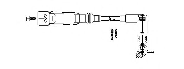 Fisa bujii SKODA OCTAVIA I Combi (1U5) (1998 - 2010) BREMI 111A52 piesa NOUA
