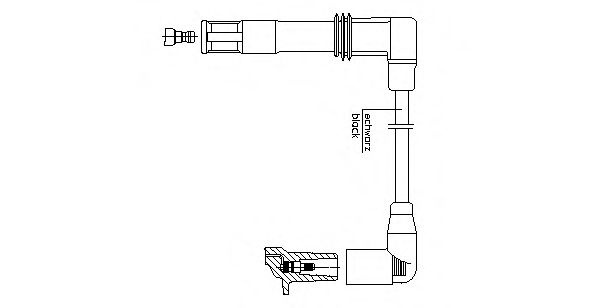 Fisa bujii SKODA OCTAVIA I Combi (1U5) (1998 - 2010) BREMI 1A13/33 piesa NOUA