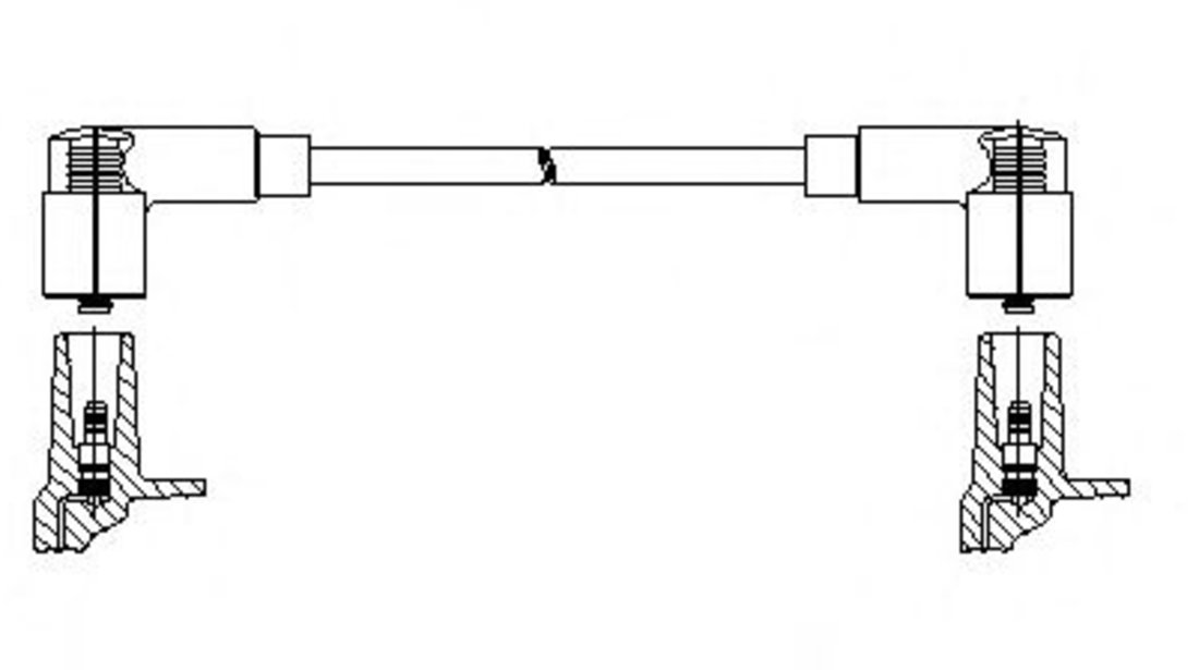 Fisa bujii VW CADDY II Combi (9K9B) (1995 - 2004) BREMI 114/60 piesa NOUA