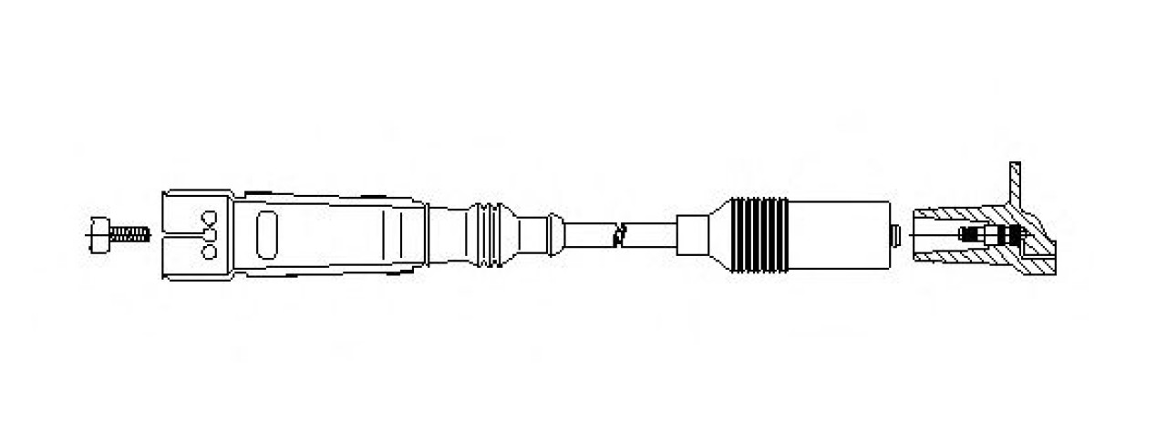 Fisa bujii VW POLO Variant (6KV5) (1997 - 2001) BREMI 110/60 piesa NOUA