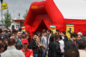 Fisichella si 458 Italia, demo la Baneasa Shopping City!