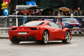 Fisichella si 458 Italia, demo la Baneasa Shopping City!