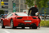 Fisichella si 458 Italia, demo la Baneasa Shopping City!
