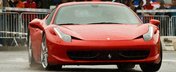 Fisichella si 458 Italia, demo la Baneasa Shopping City!