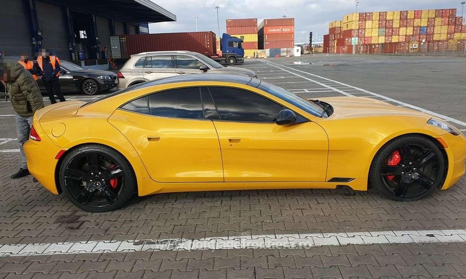 Fisker Karma confiscat de Politia de Frontiera
