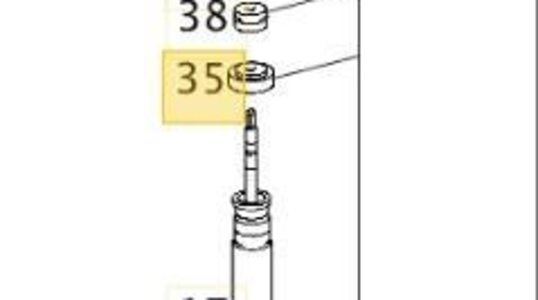 Flansa amortizor fata Mercedes CLS (2004-2011) [C219] 2103260468