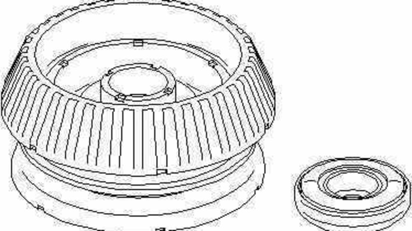 Flansa amortizor telescop FORD KA RB TOPRAN 300 035