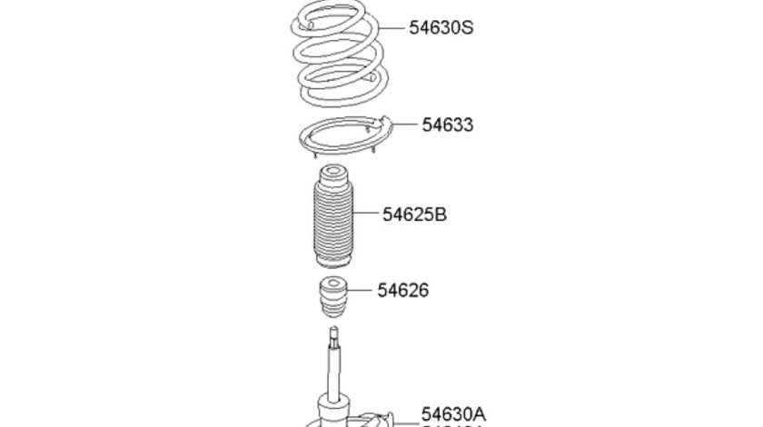 Flansa amortizor telescop punte fata Kia Ceed (poz.54610) KAYABA SM5668