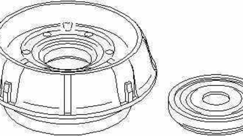 Flansa amortizor telescop RENAULT CLIO II BB0/1/2 CB0/1/2 TOPRAN 700 354