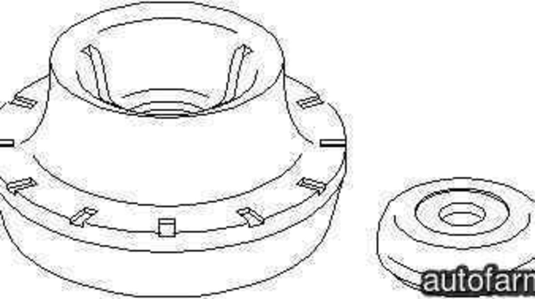 Flansa amortizor VW GOLF III (1H1) TOPRAN 108 557