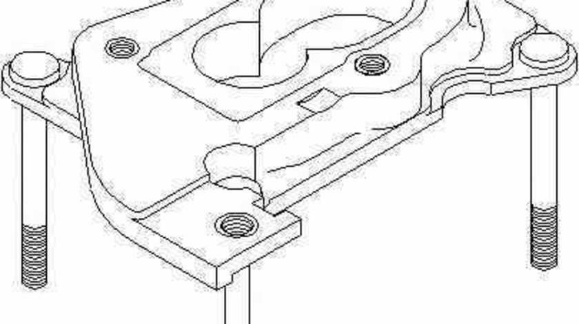 Flansa carburator VW GOLF II 19E 1G1 TOPRAN 101 003