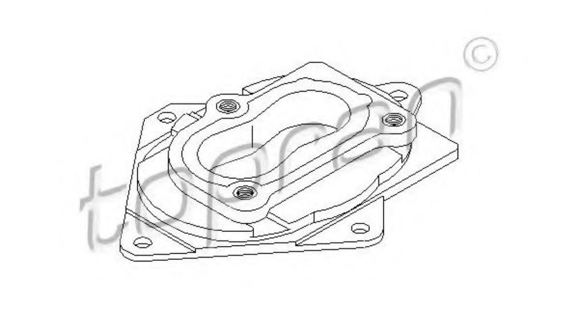 Flansa carburator VW PASSAT (3A2, 35I) (1988 - 1997) TOPRAN 100 728 piesa NOUA