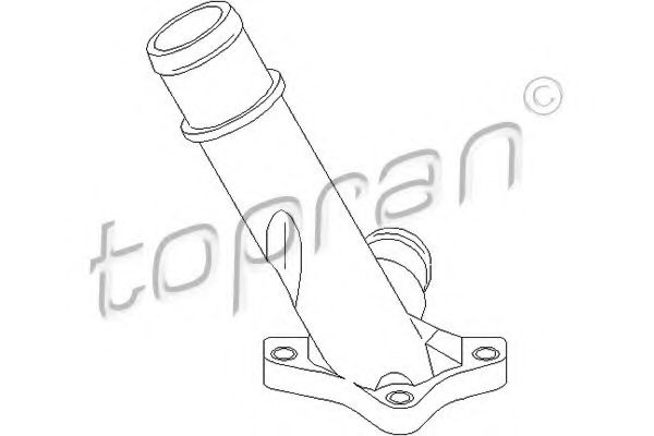 Flansa lichid racire SEAT CORDOBA (6K1, 6K2) (1993 - 1999) TOPRAN 109 629 piesa NOUA