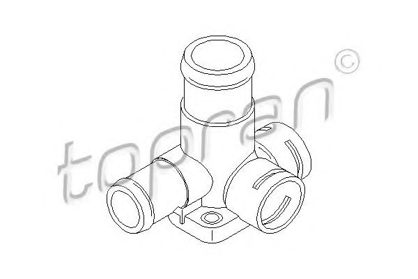 Flansa lichid racire SEAT TOLEDO I (1L) (1991 - 1999) TOPRAN 101 456 piesa NOUA