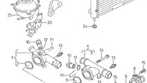 Flansa lichid racire Volkswagen Golf 4 break 1.9 T...