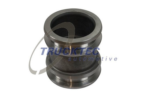 Flansa, toba de esapament (0114186 TRUCKTEC) DRGMLLER,MERCEDES-BENZ,NEOPLAN,SETRA
