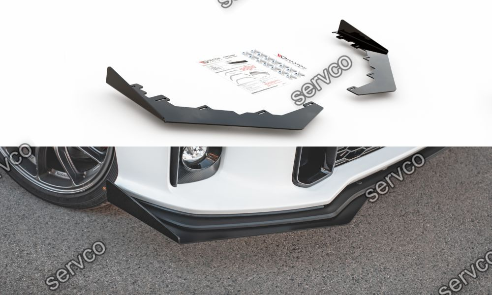 Flapsuri bara fata Toyota GR Yaris Mk4 2020- v7 - Maxton Design