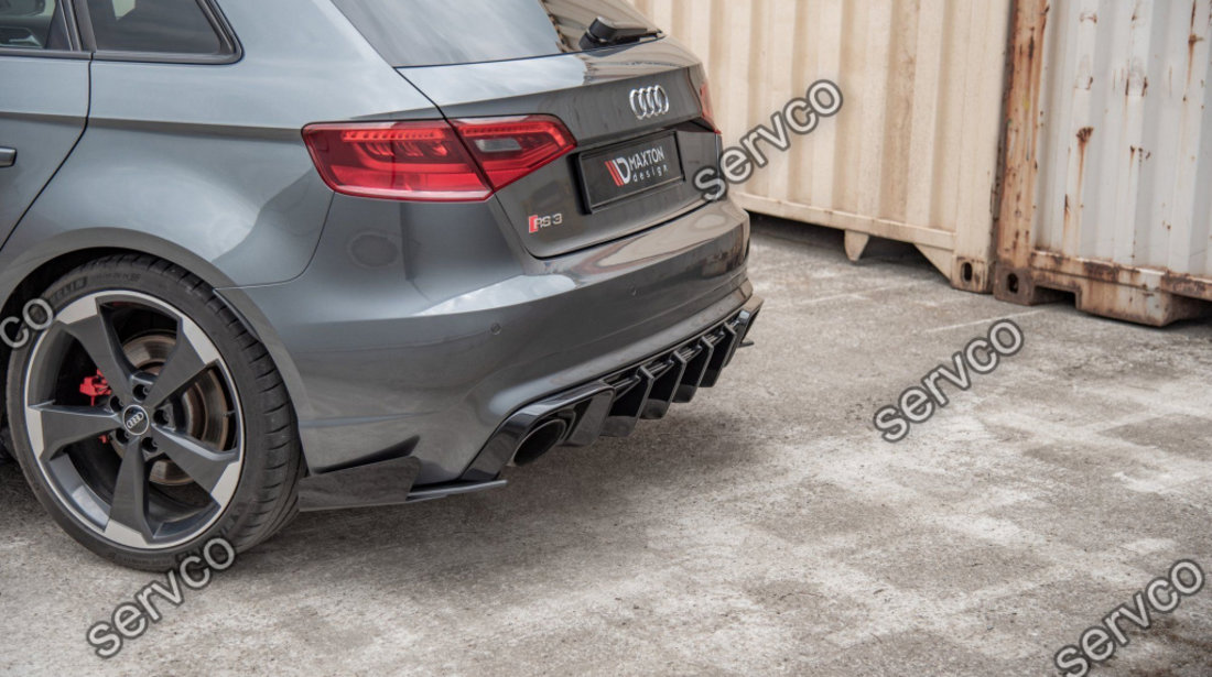 Flapsuri bara spate Audi A3 RS3 8V Sportback 2015-2016 v16 - Maxton Design