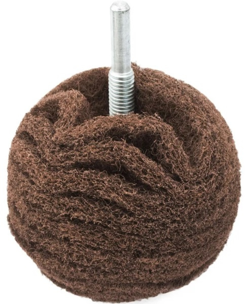 Flexipads Maroon Very Fine Scruff Ball Bila Polish Abraziva Maro 75mm BA340