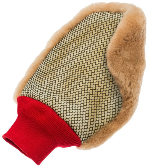 Flexipads Merino Super Soft Lambskin Wash Mesh Mitt Manusa Spalat Auto Cu 2 Fete Lana De Miel Super ...