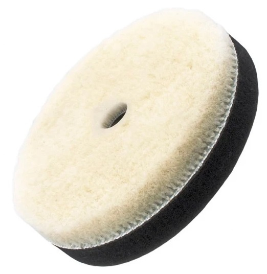 Flexipads Pro-Wool Detailing Velcro Spot Pad 80 mm Burete Lana Polish 80 mm PW300