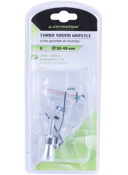 Fluier Toba Esapament Sunet Turbo, Marimea &quot;S&quot; 32-43mm Carmotion 86036