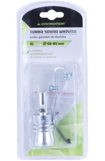 Fluier Toba Esapament Sunet Turbo, Marimea &quot;XL&quot; 58-85mm Carmotion 86039